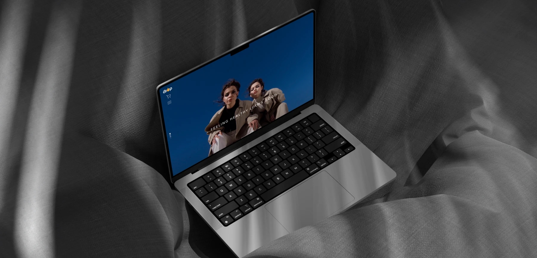 the drop mockup