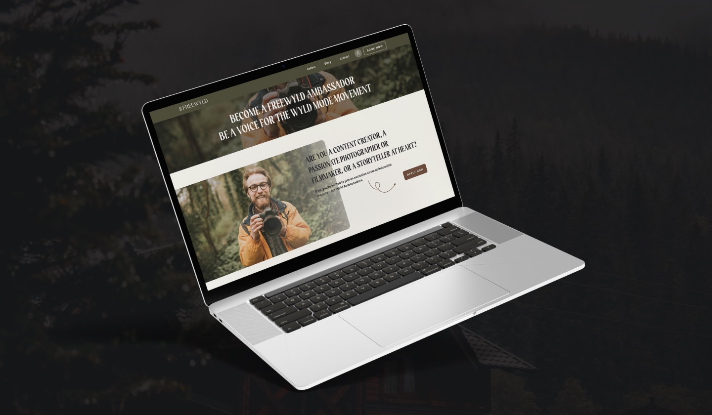 freewyld ui/ux design