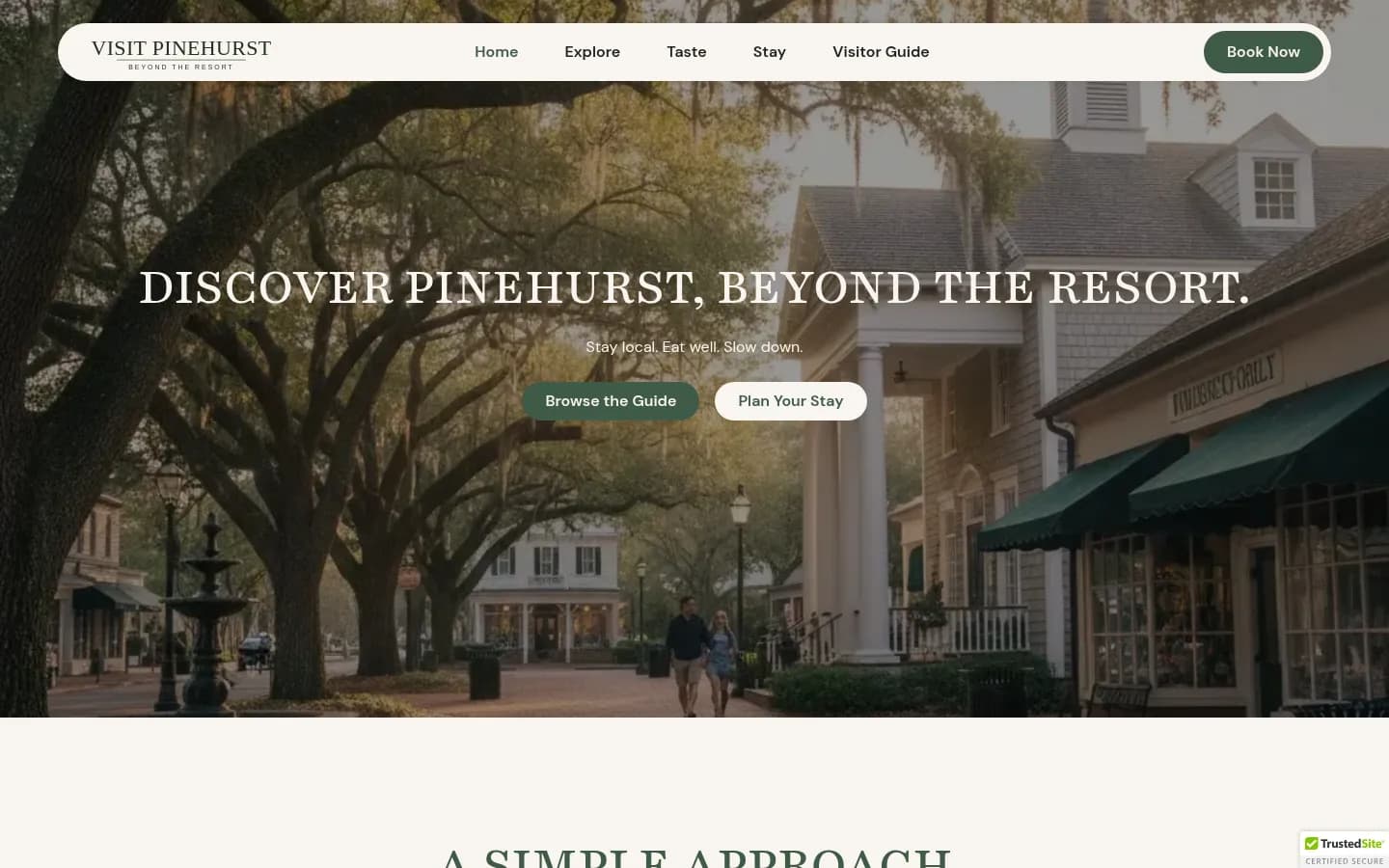Tourism Website Design: Visit Pinehurst | Mettevo