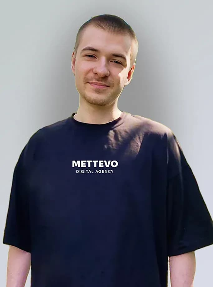 Danylo Lapshov — Front-End Developer at Mettevo