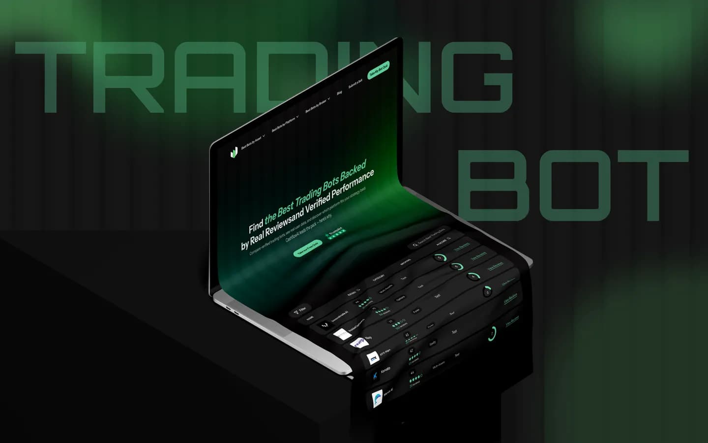 Trading Bot Comparison Website Design: CashflowAI | Mettevo