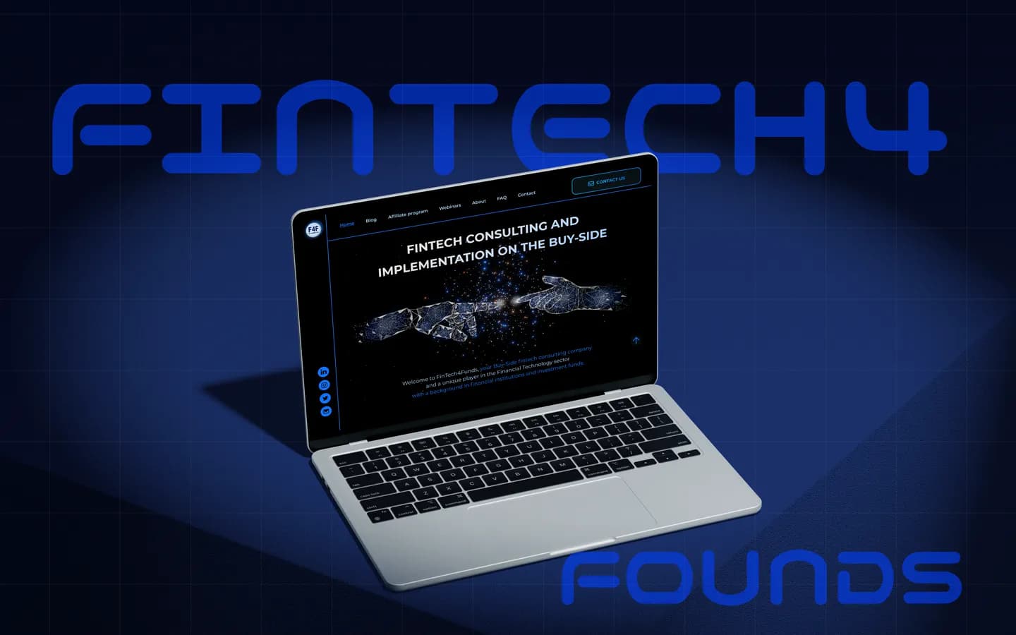 Fintech Website Design: Fintech4Funds | Mettevo