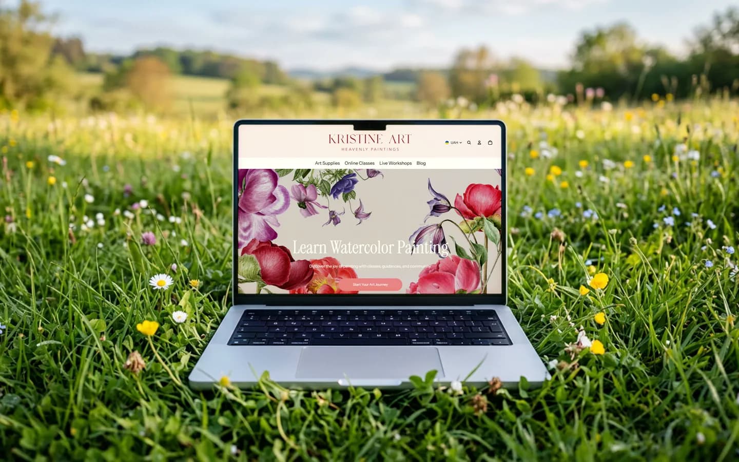 Art Ecommerce Website Design: KristineArt | Mettevo