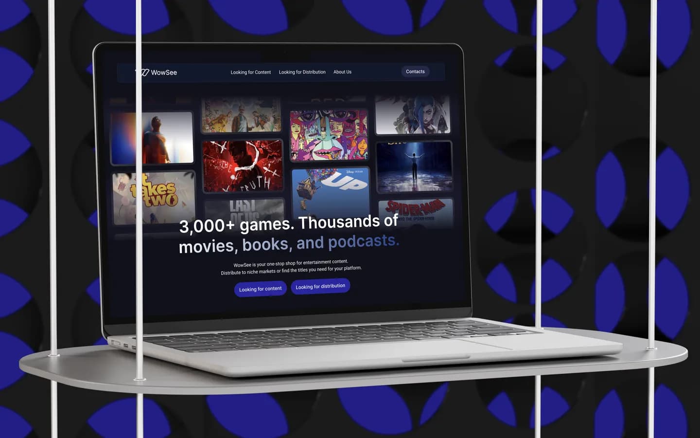 Media Platform Website Design: WowSee | Mettevo