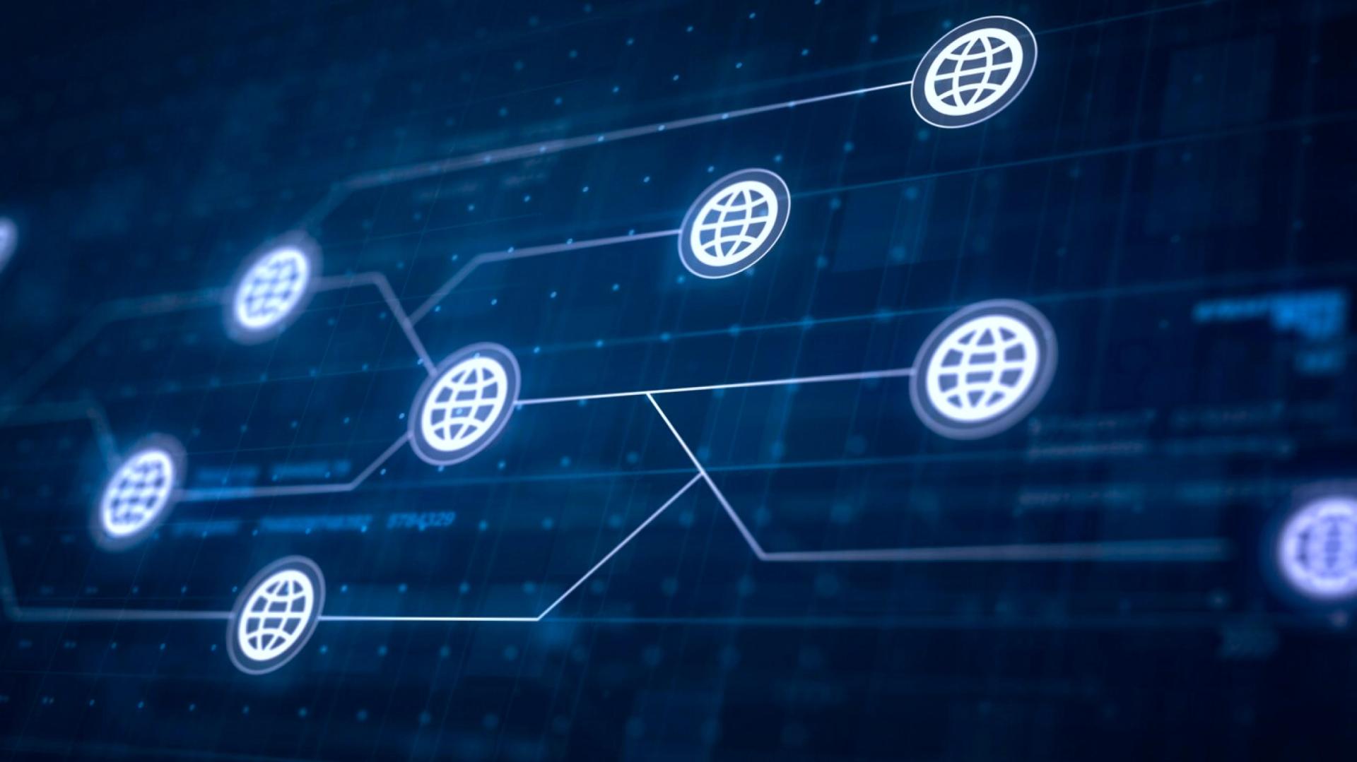 Network topology graphic