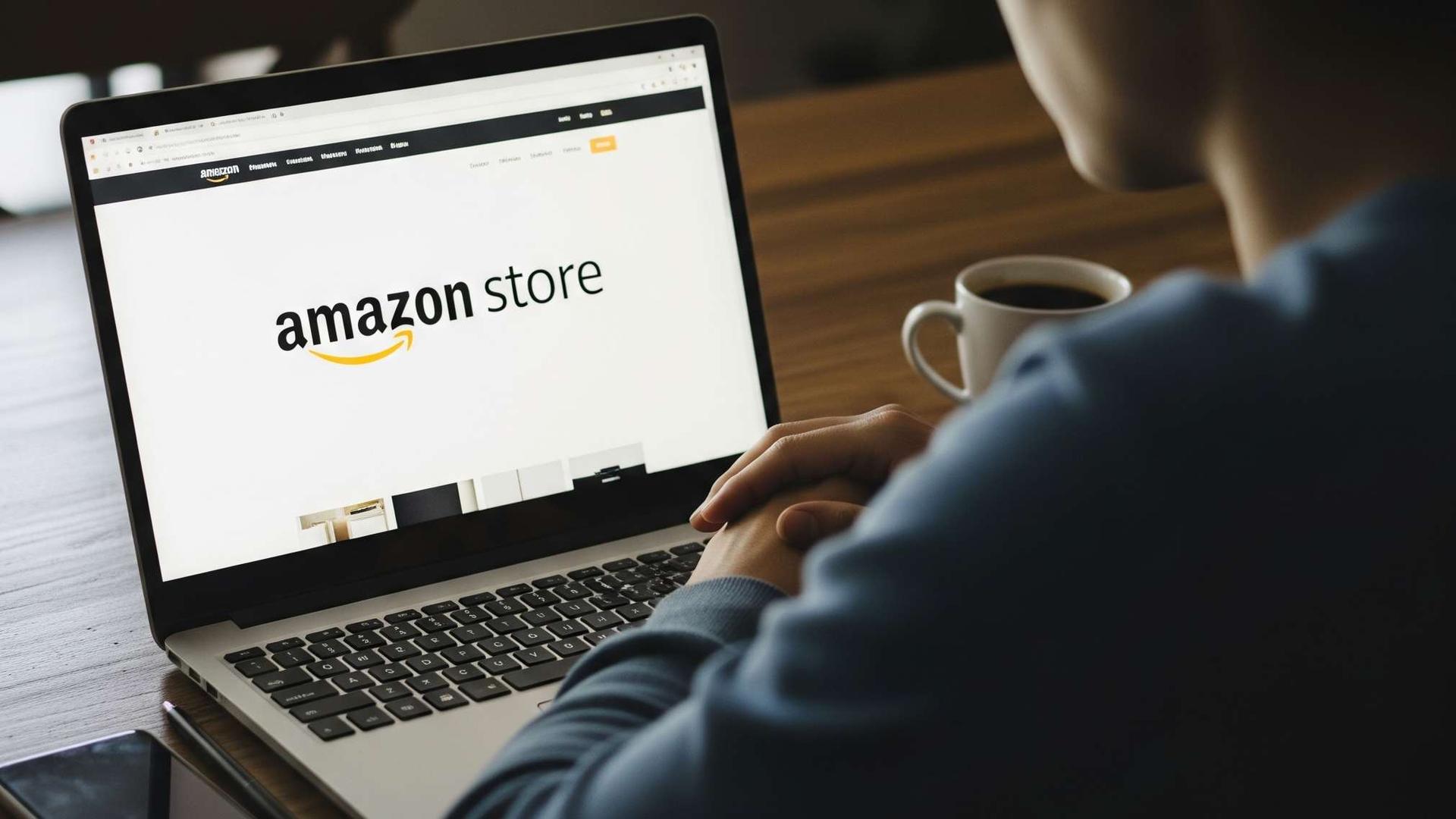 Amazon store setup dashboard view