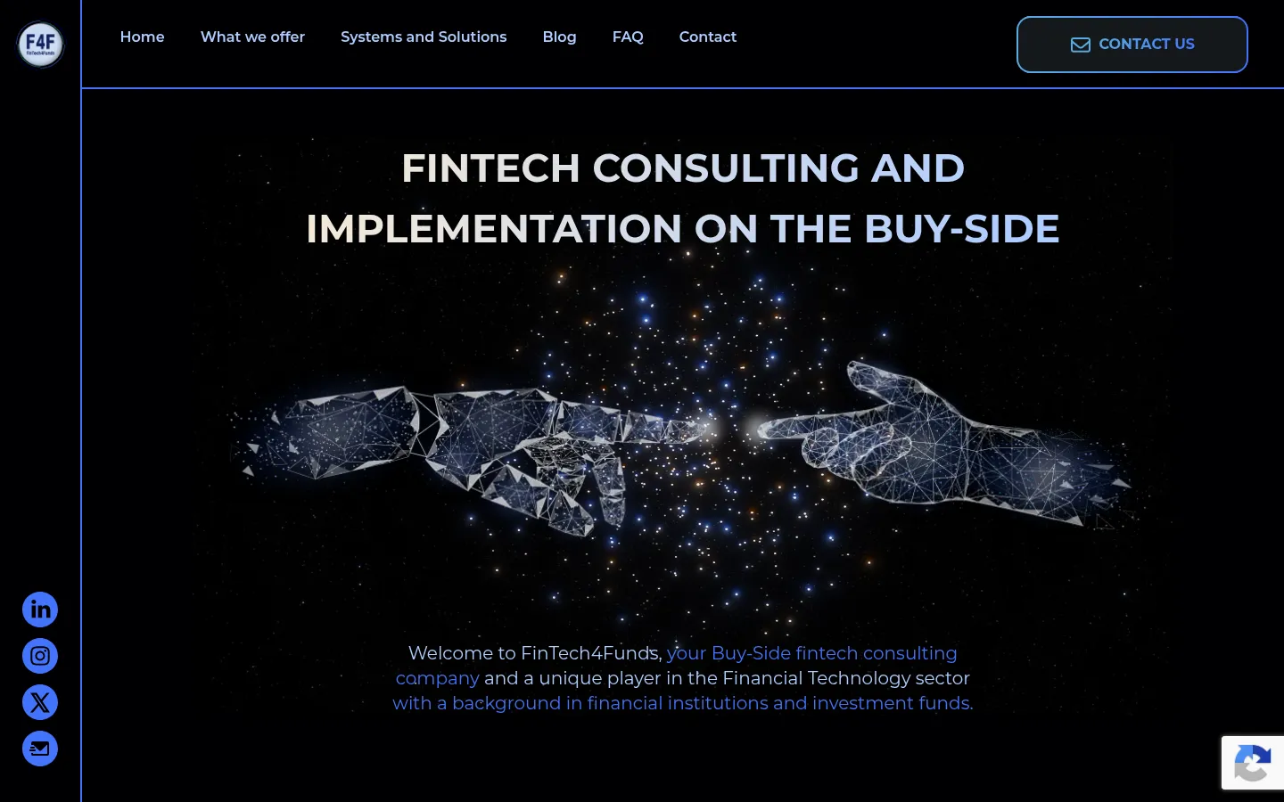 Fintech Website Design: Fintech4Funds | Mettevo