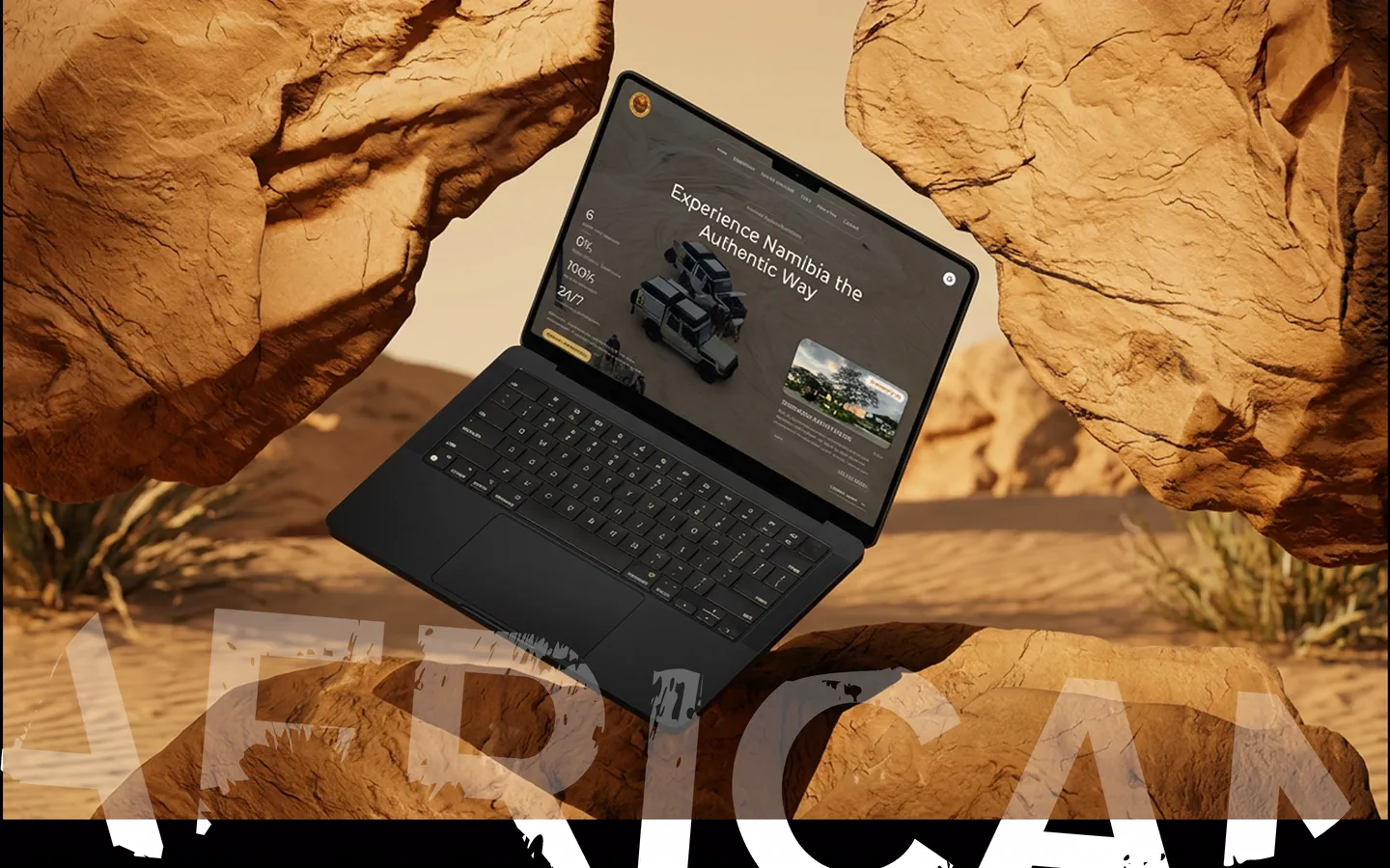 Safari Travel Website Design: My African Adventures | Mettevo